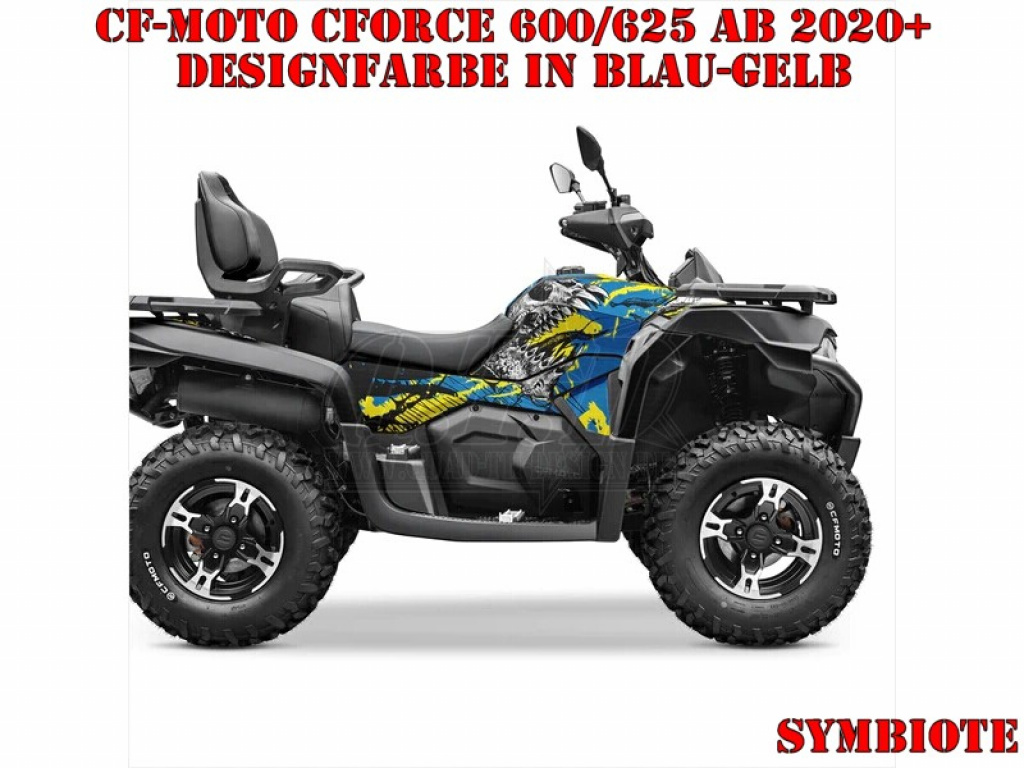 Symbiote Blau-Gelb M Version für CF-Moto CForce 600-625 S/L ab 2020+