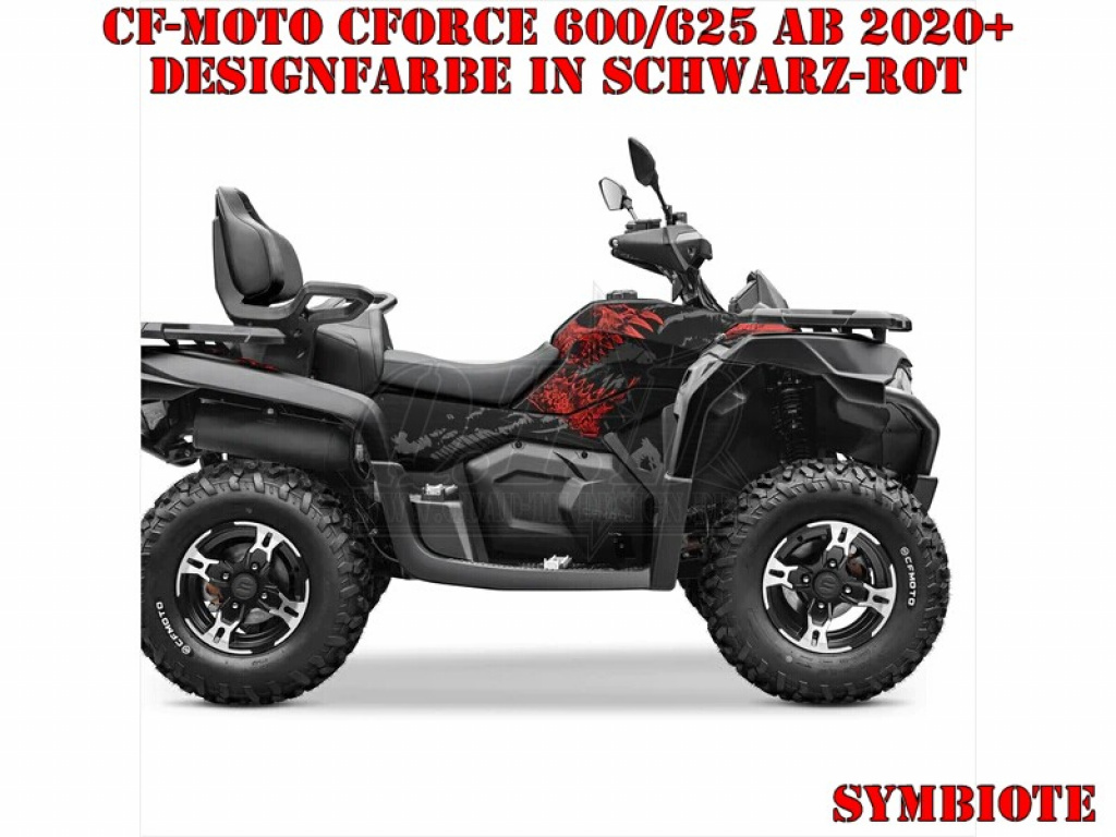 Symbiote Schwarz-Rot M Version für CF-Moto CForce 600-625 S/L ab 2020+