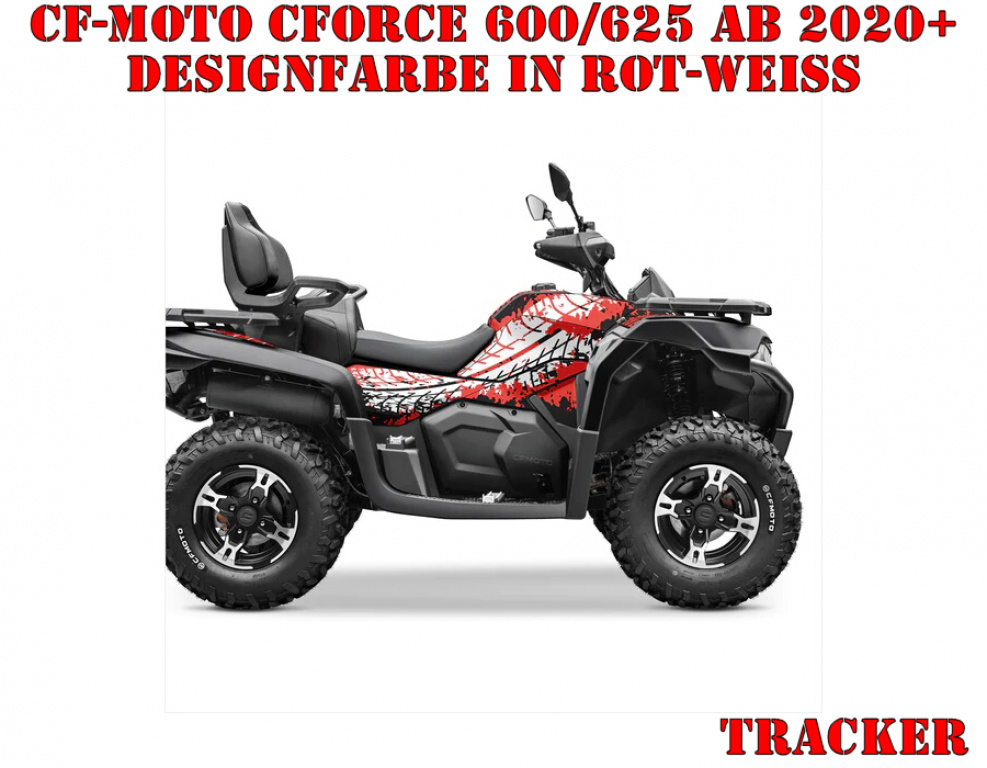 Tracker Rot-Weiß M Version für CF-Moto CForce 600-625 S/L ab 2020+