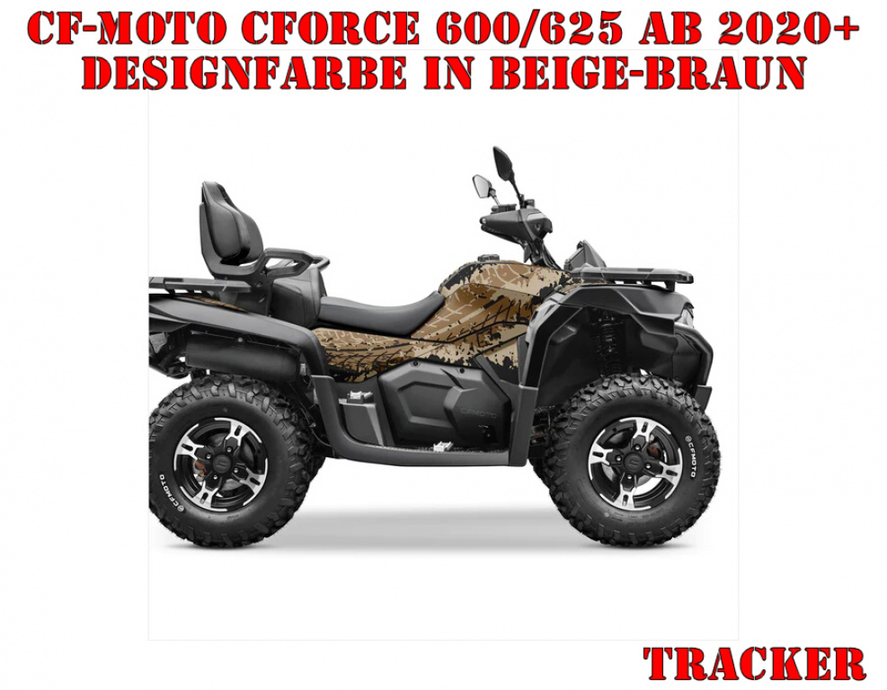 Tracker Beige-Braun M Version für CF-Moto CForce 600-625 S/L ab 2020+
