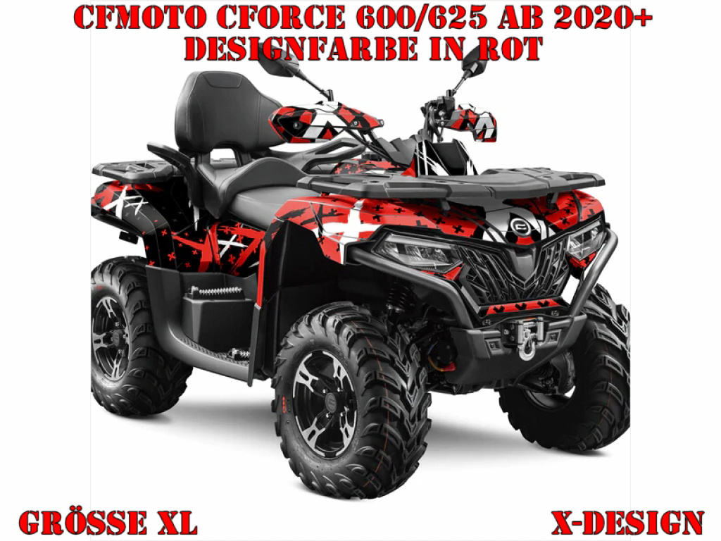 X-Design Rot XL Version für CF-Moto CForce 600-625 S/L ab 2020+
