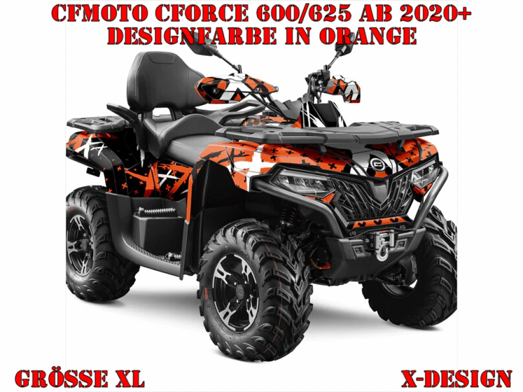 X-Design Orange XL Version für CF-Moto CForce 600-625 S/L ab 2020+