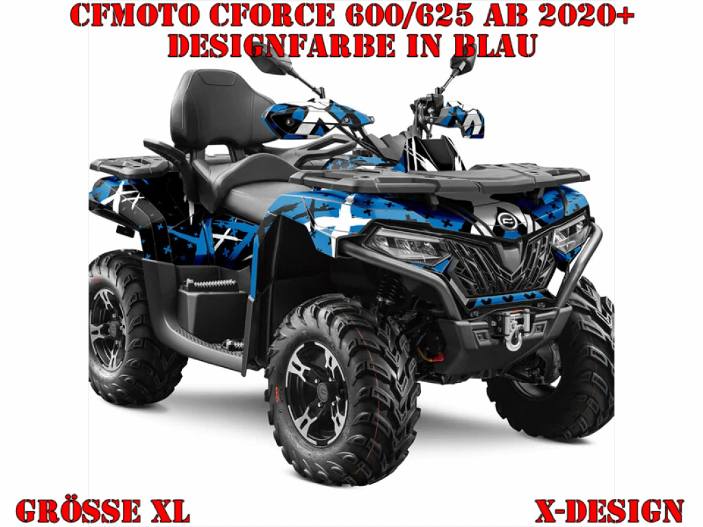 X-Design Blau XL Version für CF-Moto CForce 600-625 S/L ab 2020+