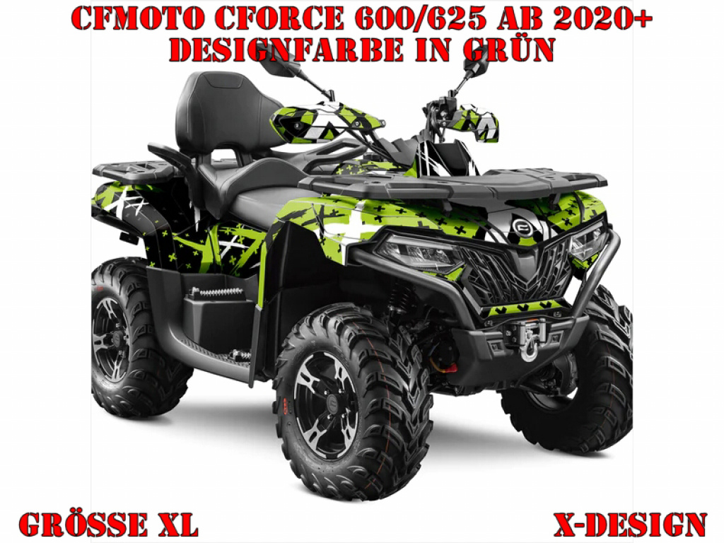 X-Design Grün XL Version für CF-Moto CForce 600-625 S/L ab 2020+