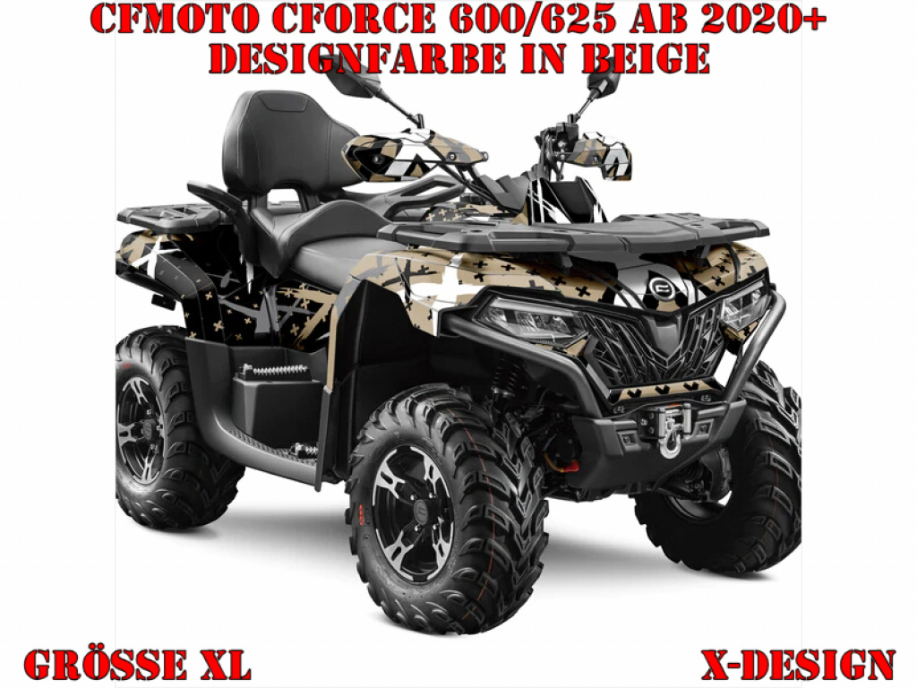 X-Design Beige XL Version für CF-Moto CForce 600-625 S/L ab 2020+
