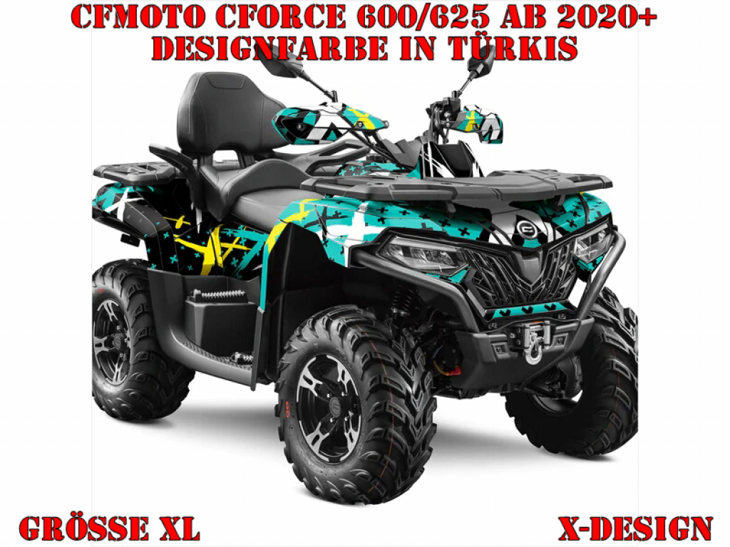 X-Design Türkis XL Version für CF-Moto CForce 600-625 S/L ab 2020+
