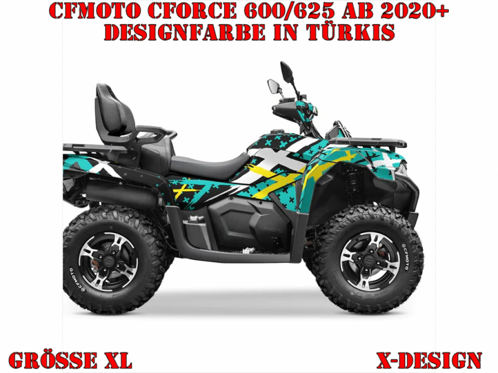 X-Design Türkis XL Version für CF-Moto CForce 600-625 S/L ab 2020+