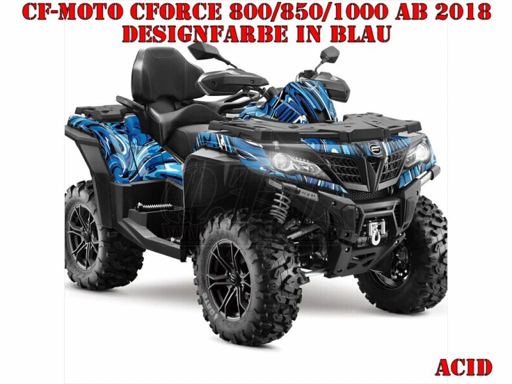 Acid Blue for CF-Moto CForce 800/820/850/1000 XC/DLX ab 2018+