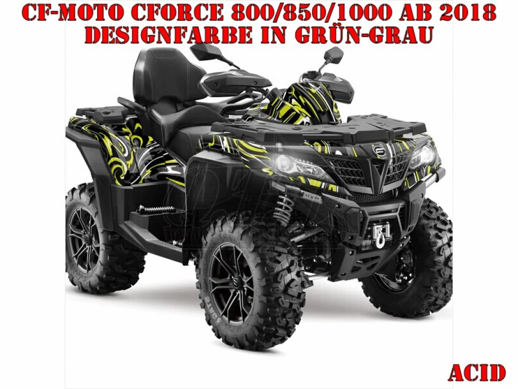 Acid Green-Grey for CF-Moto CForce 800/820/850/1000 XC/DLX ab 2018+