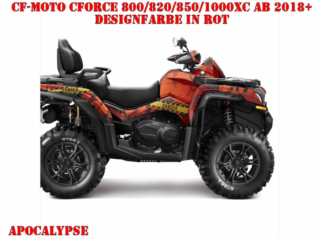 Apocalypse Red for CF-Moto CForce 800/820/850/1000 XC/DLX ab 2018+