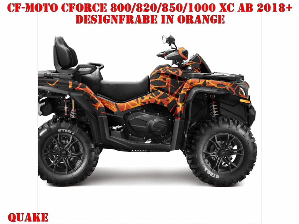 Quake Orange for CF-Moto CForce 800/820/850/1000 XC/DLX ab 2018+