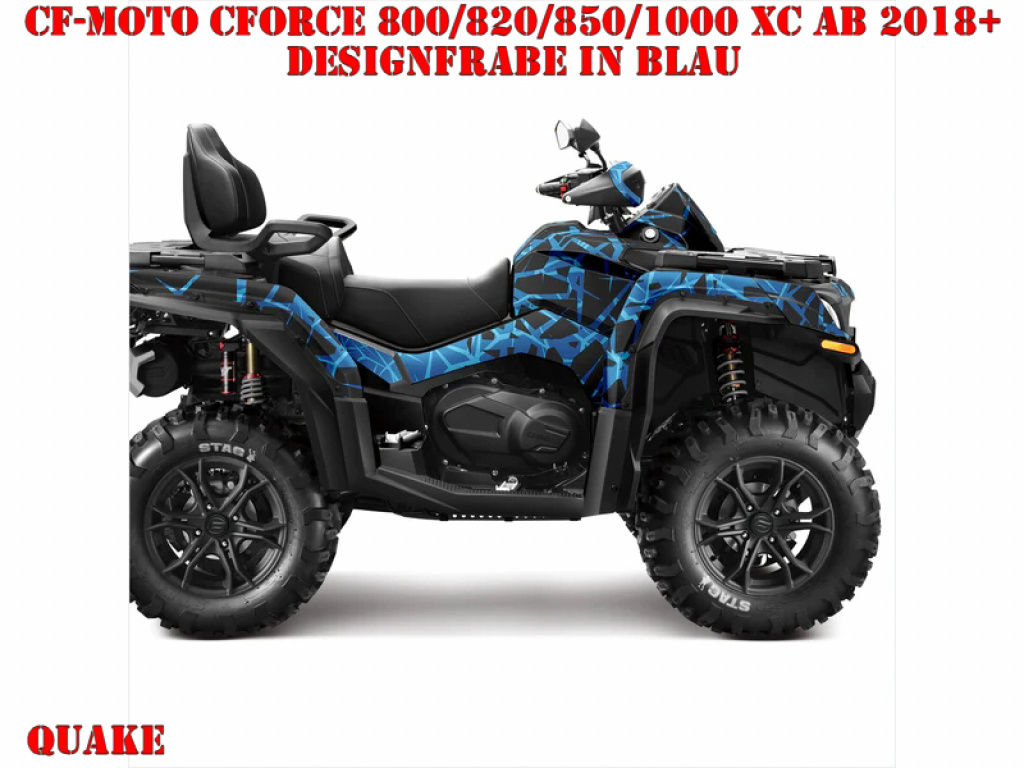 Quake Blue for CF-Moto CForce 800/820/850/1000 XC/DLX ab 2018+