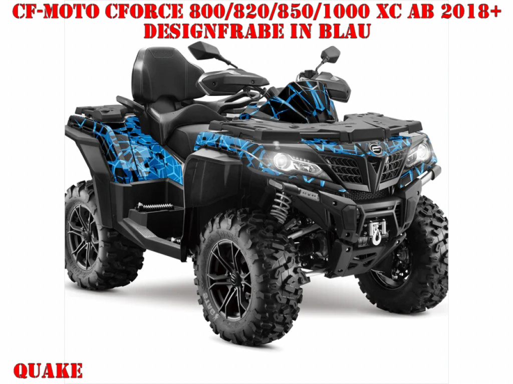 Quake Blue for CF-Moto CForce 800/820/850/1000 XC/DLX ab 2018+