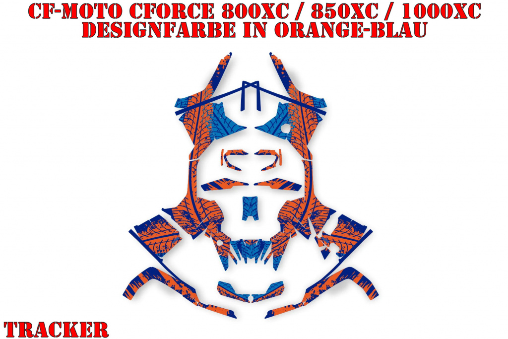 Tracker Orange-Blue for CF-Moto CForce 800/820/850/1000 XC/DLX up 2018+