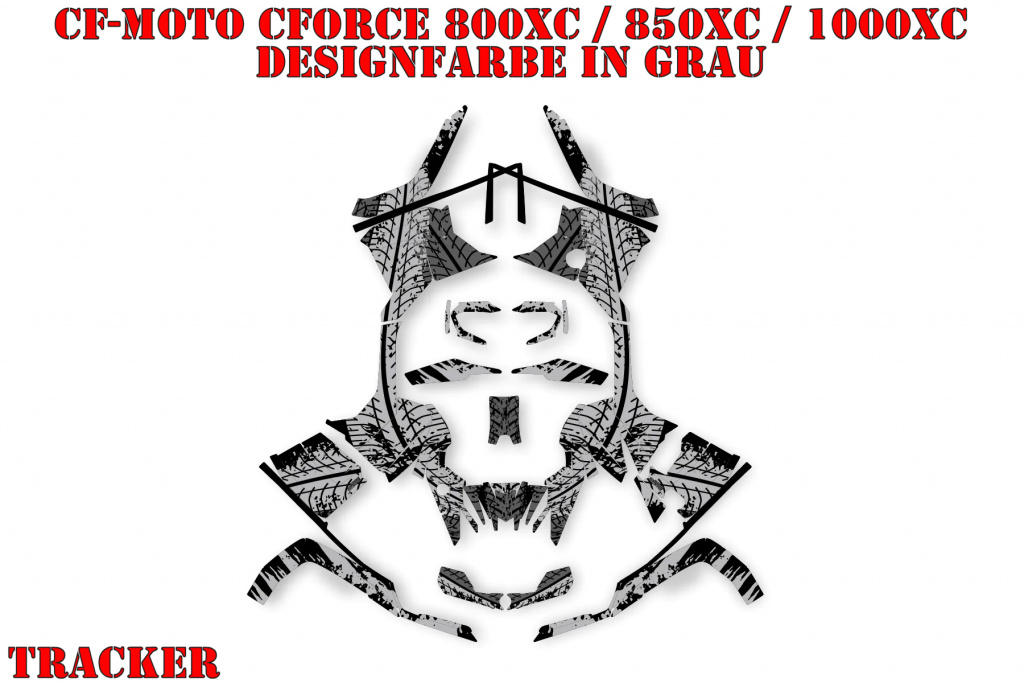 Tracker Grey for CF-Moto CForce 800/820/850/1000 XC/DLX ab 2018+