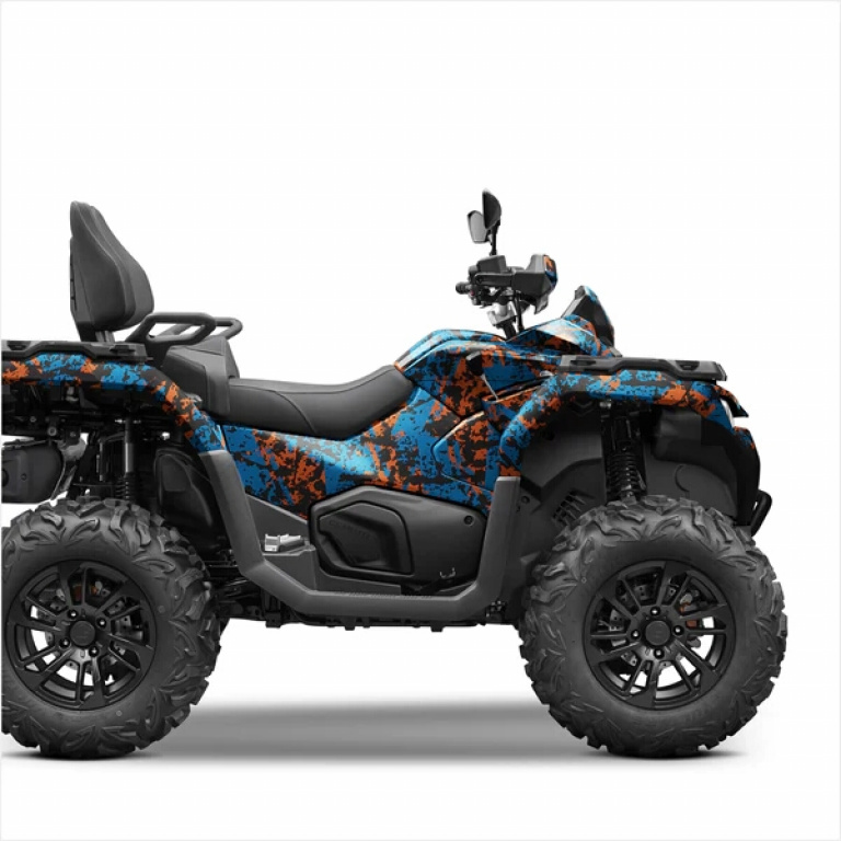 Digital Spot Blue-Orange XL Version for CF-Moto CForce 800-1000 Touring up 2024+