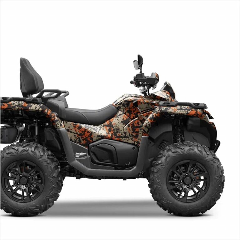 Digital Spot Orange-Desert Grey XL Version for CF-Moto CForce 800-1000 Touring up 2024+