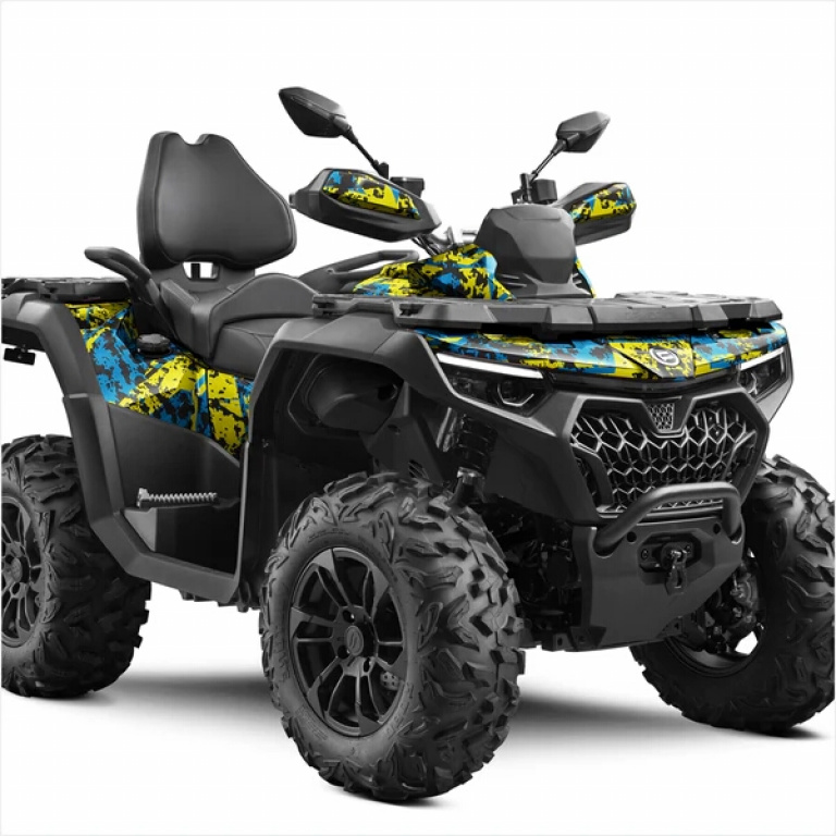 Digital Spot Blue-Yellow M Version for CF-Moto CForce 800-1000 Touring up 2024+