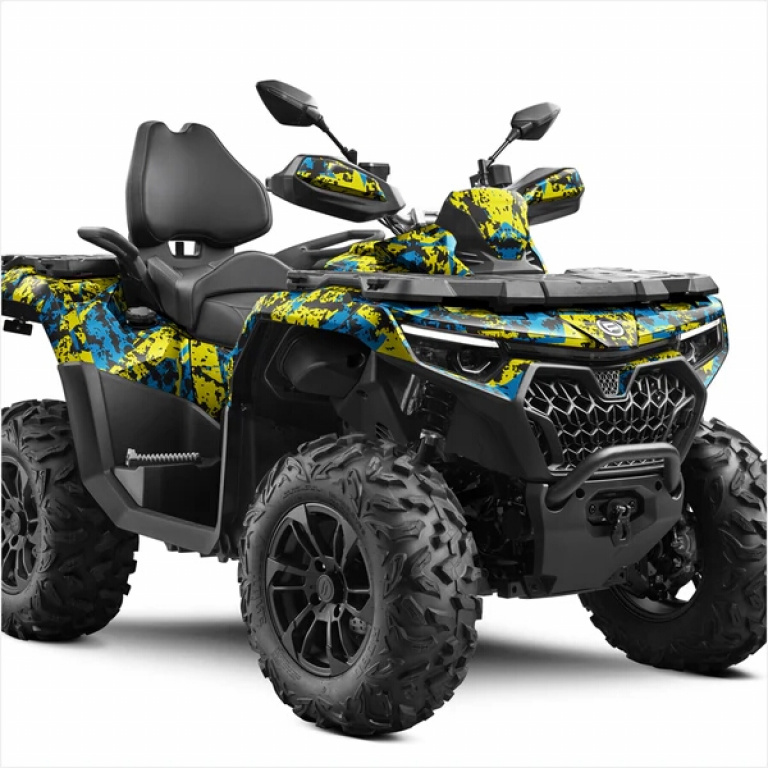 Digital Spot Blue-Yellow XL Version for CF-Moto CForce 800-1000 Touring up 2024+