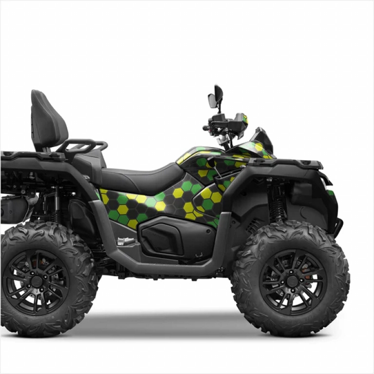 Hexa Mega Green-Yellow M Version for CF-Moto CForce 800-1000 Touring up 2024+