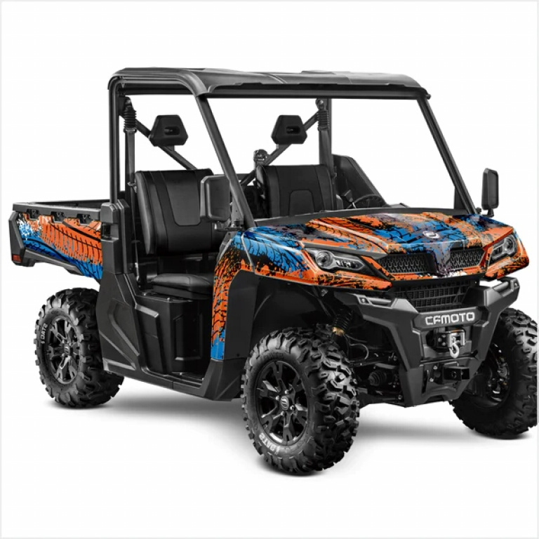 Tracker Orange-Blue M Version for CF-Moto UForce 1000 2 Doors