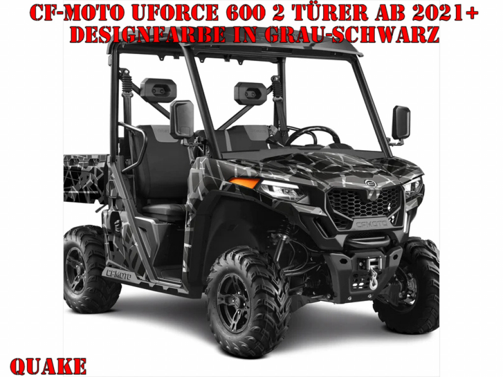Quake Grey-Black M Version for CF-Moto UForce 600 2 Doors