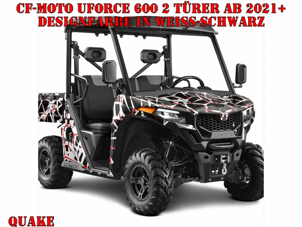 Quake White-Black M Version for CF-Moto UForce 600 2 Doors