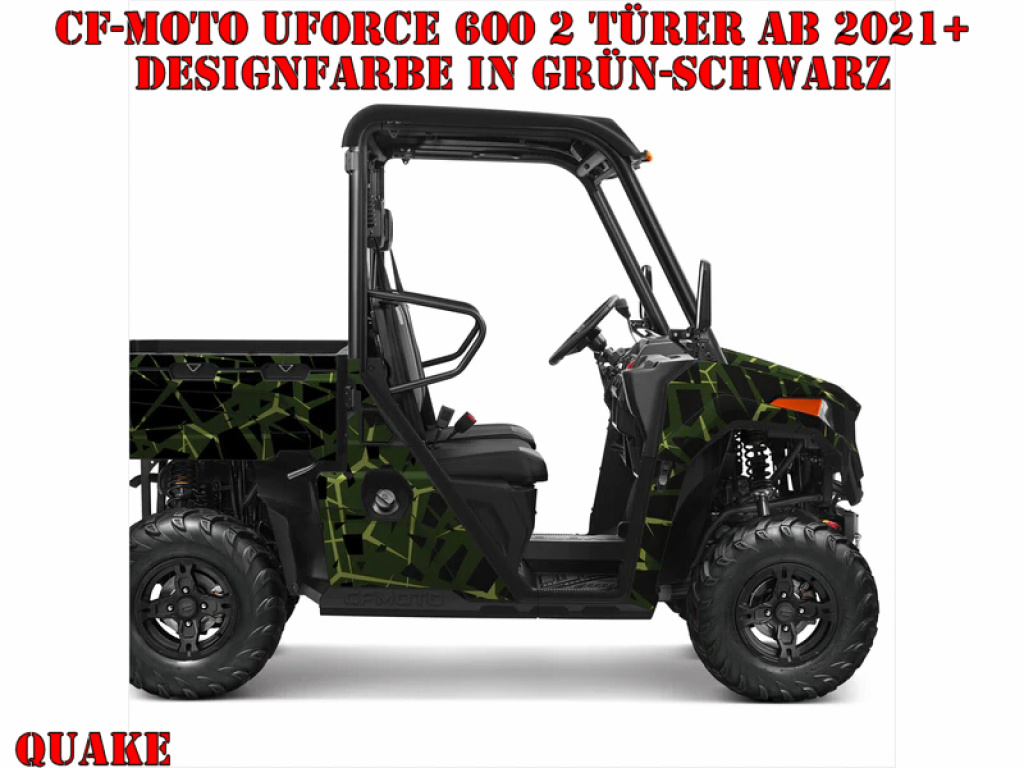 Quake Green-Black M Version for CF-Moto UForce 600 2 Doors