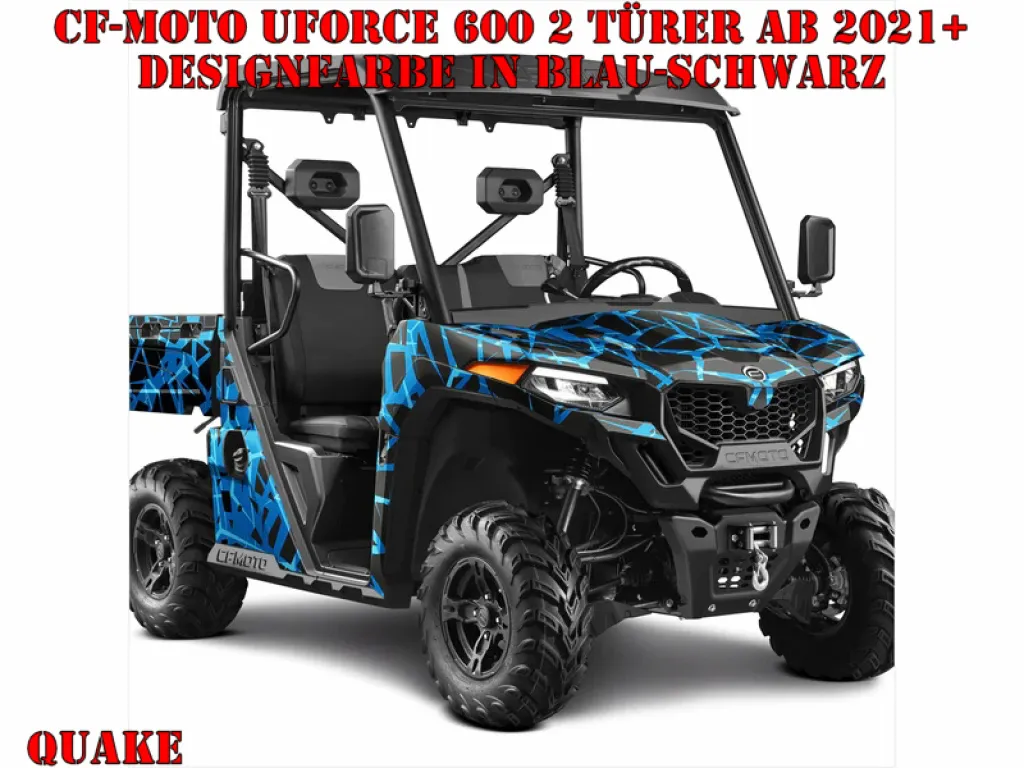Quake Blau-Schwarz M Version für CF-Moto UForce 600 2 Doors