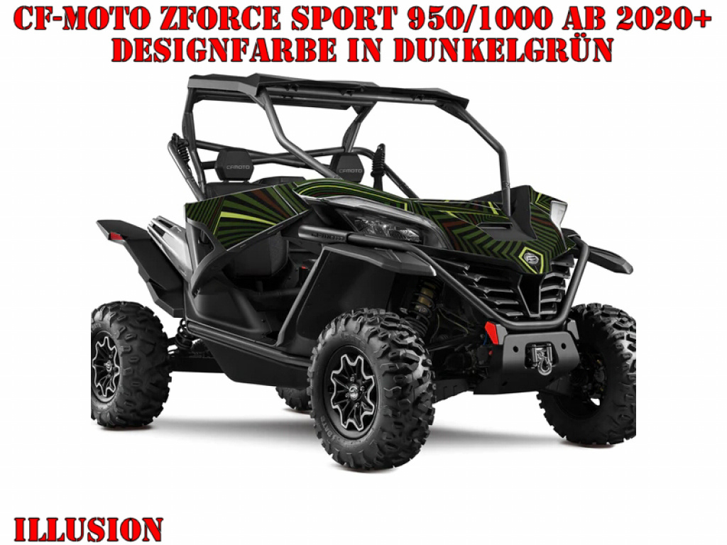 Illusion Dark Green for CF-Moto ZForce Sport 950/1000