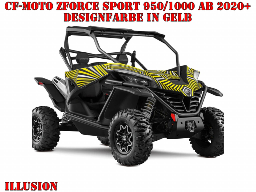 Illusion Yellow for CF-Moto ZForce Sport 950/1000