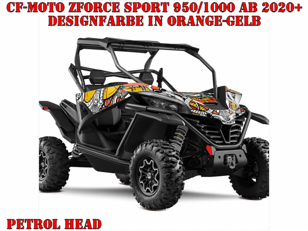 Petrol Head Orange-Yellow for CF-Moto ZForce Sport 950/1000