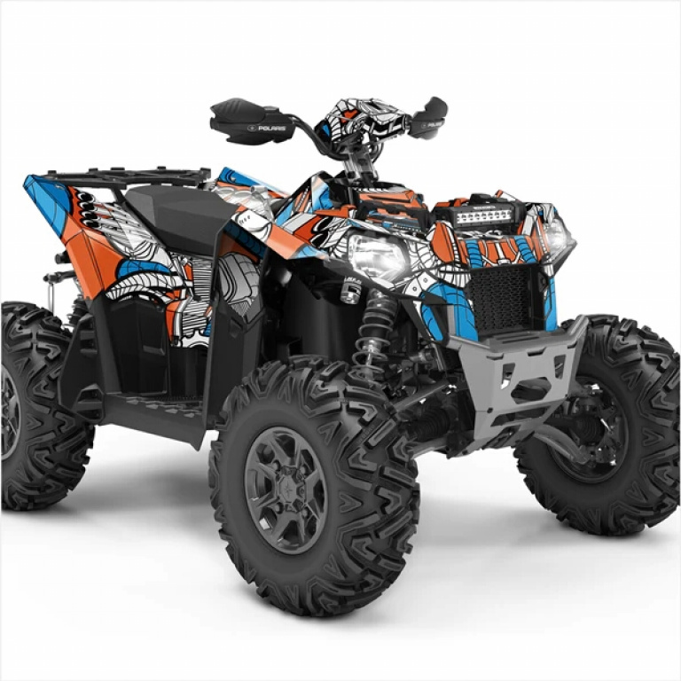 Petrol Head Blue-Orange for Polaris Scrambler XP 850, XP 1000, XP 1000-S