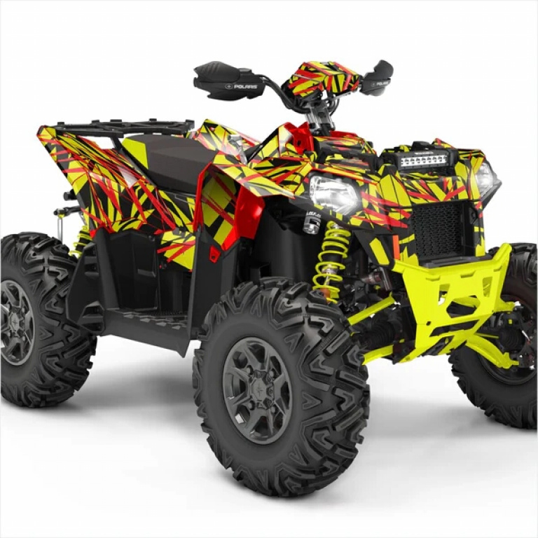 Race Spirit Gelb für Polaris Scrambler XP 850, XP 1000, XP 1000-S