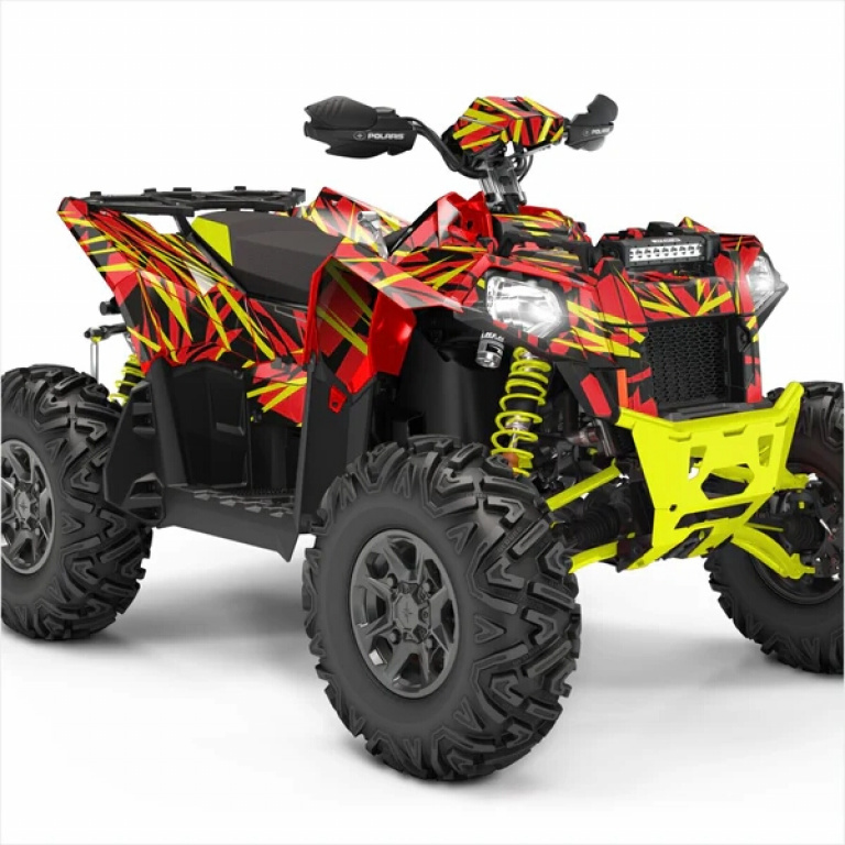Race Spirit Rot-Gelb für Polaris Scrambler XP 850, XP 1000, XP 1000-S