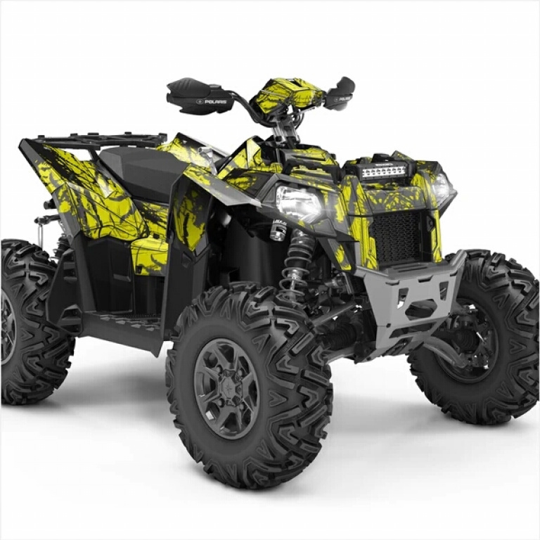 Shaded Yellow for Polaris Scrambler XP 850, XP 1000, XP 1000-S