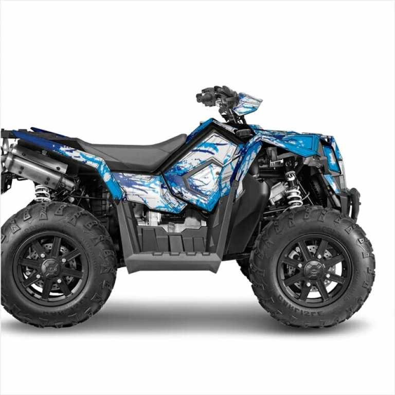 Shaded Blue-White for Polaris Scrambler XP 850, XP 1000, XP 1000-S