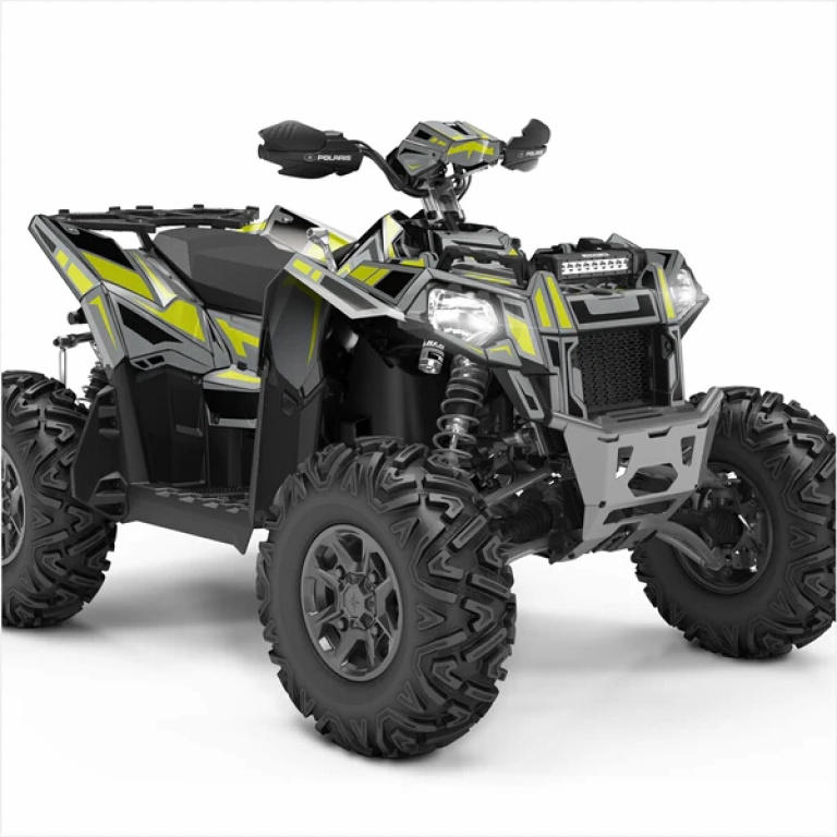 Simple Grey-Yellow for Polaris Scrambler XP 850, XP 1000, XP 1000-S