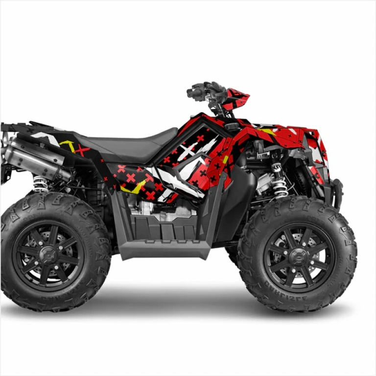 X-Design Red-Yellow for Polaris Scrambler XP 850, XP 1000, XP 1000-S