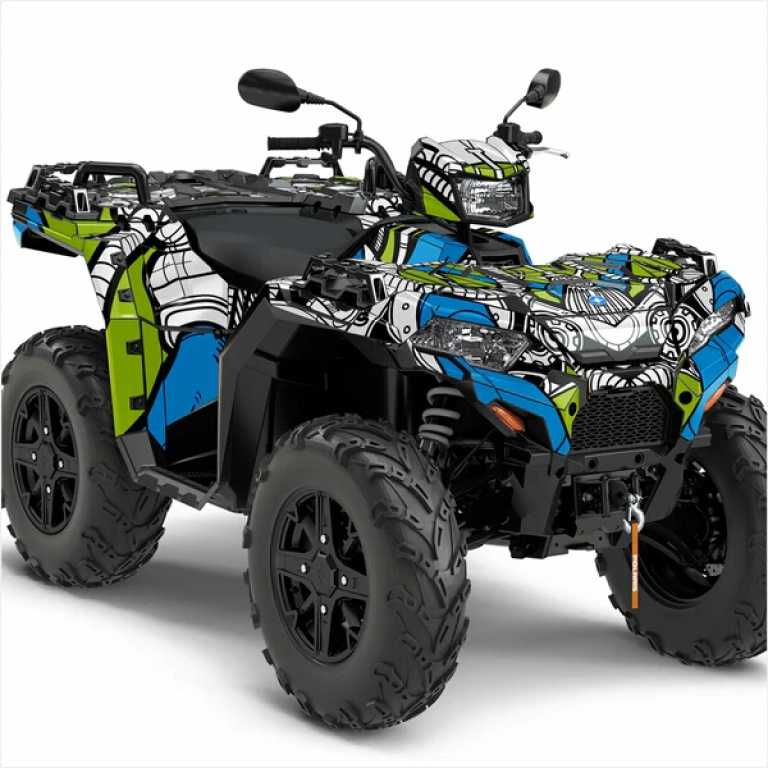 Petrol Head Blau-Grün XL Version für Polaris Sportsman 850/XP 1000/ XP 1000-S