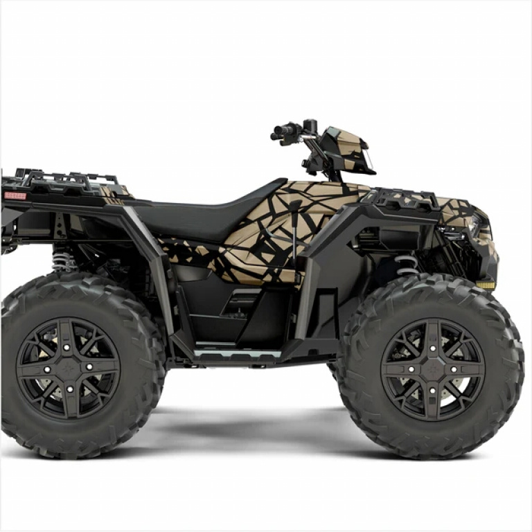 Quake Schwarz-Beige M Version für Polaris Sportsman 850/XP 1000/ XP 1000-S