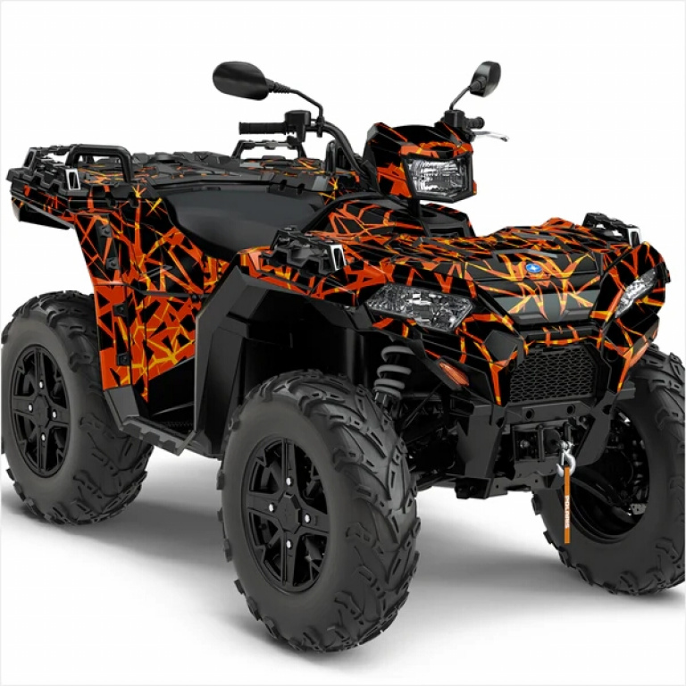 Quake Orange XL Version für Polaris Sportsman 850/XP 1000/ XP 1000-S