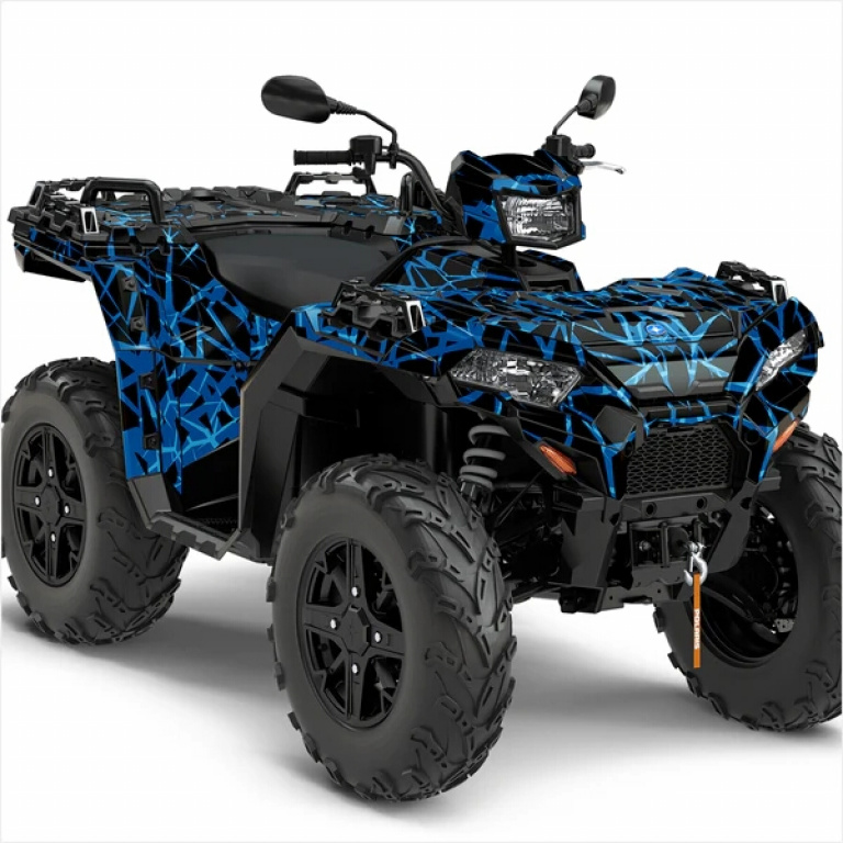 Quake Blau XL Version für Polaris Sportsman 850/XP 1000/ XP 1000-S
