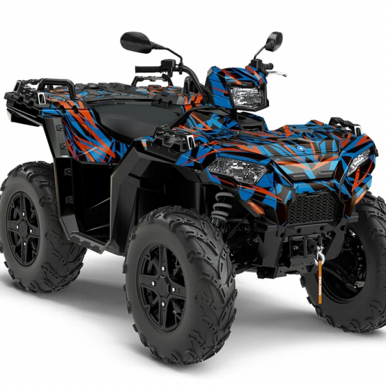 Race Spirit Blau-Orange M Version für Polaris Sportsman 850/XP 1000/ XP 1000-S
