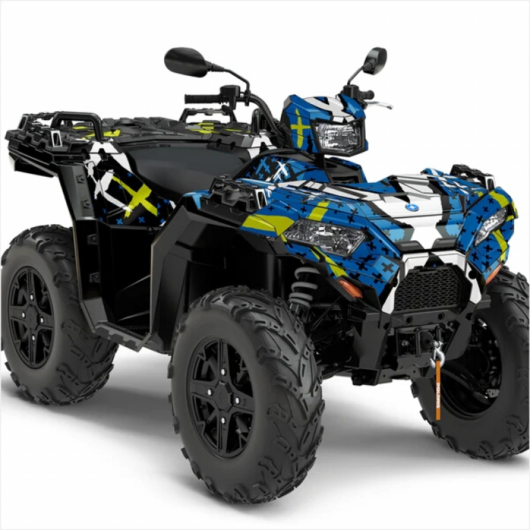 X-Design Blue-Yellow M Version for Polaris Sportsman 850/XP 1000/ XP 1000-S