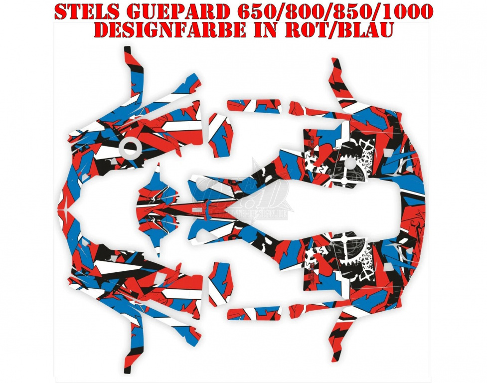 Geometric Red-Blue for Stels Guepard 650/800/850/1000