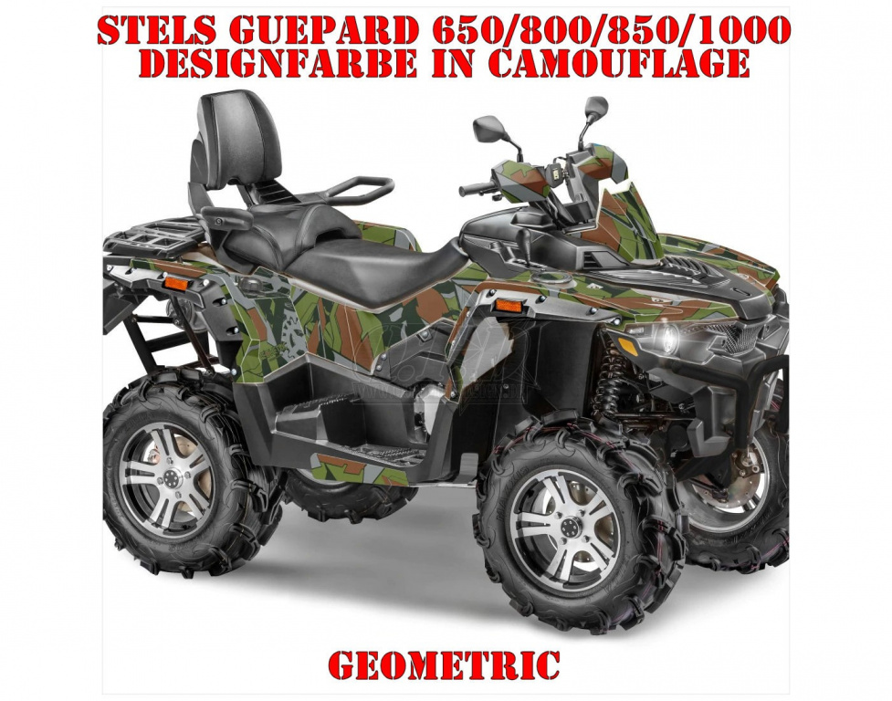 Geometric Camouflage for Stels Guepard 650/800/850/1000
