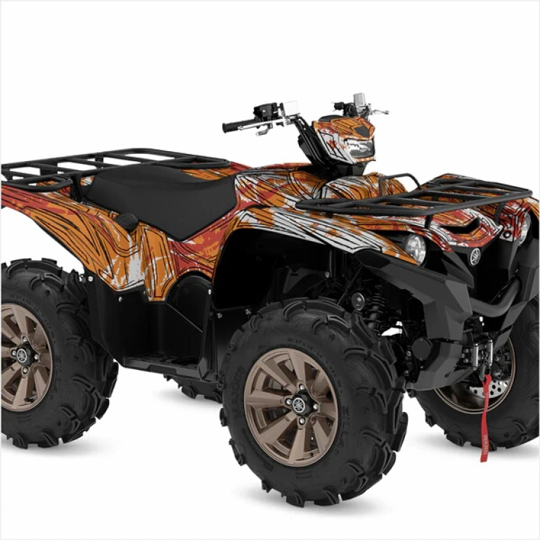 Shaded Orange XL Version für Yamaha Grizzly ﻿700 2016+