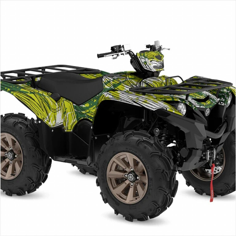 Shaded Gelb-Grün XL Version für Yamaha Grizzly ﻿700 2016+