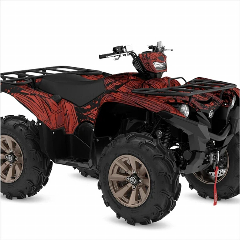 Shaded Rot XL Version für Yamaha Grizzly ﻿700 2016+